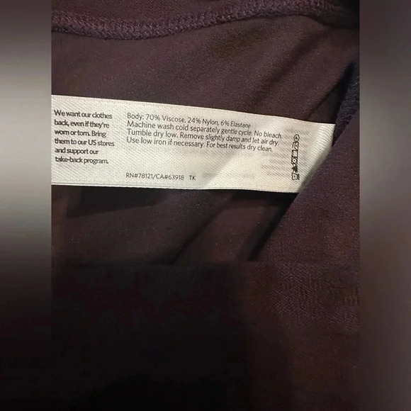 Eileen Fisher Washable Stretch Crepe Slim Ankle size L(g - Picture 2 of 8